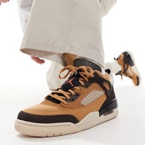 Jordan Spizike low Tan and Brown Sneakers